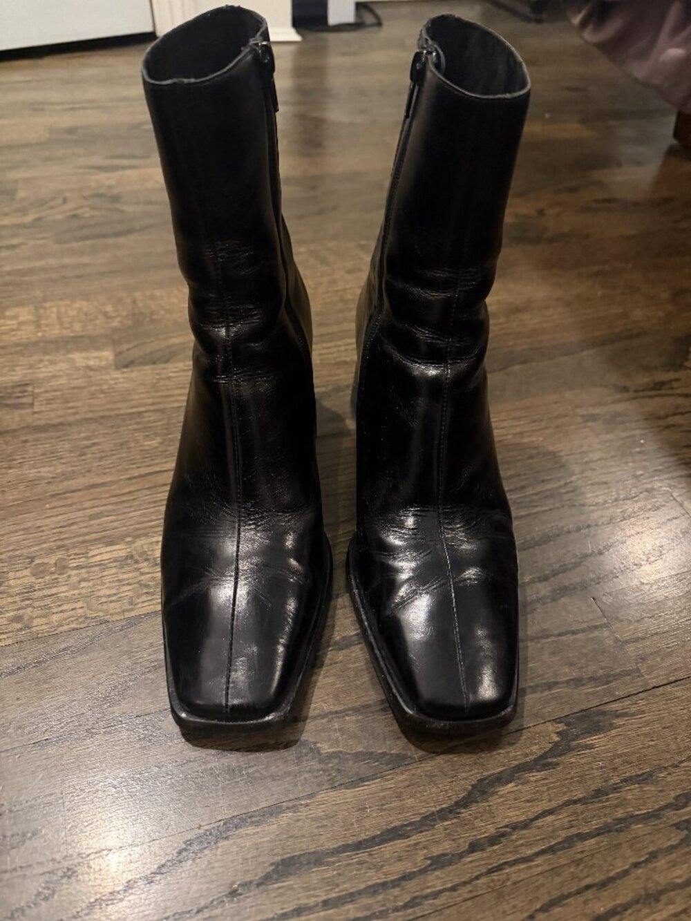 Jeffrey Campbell black boots. Size 9.5